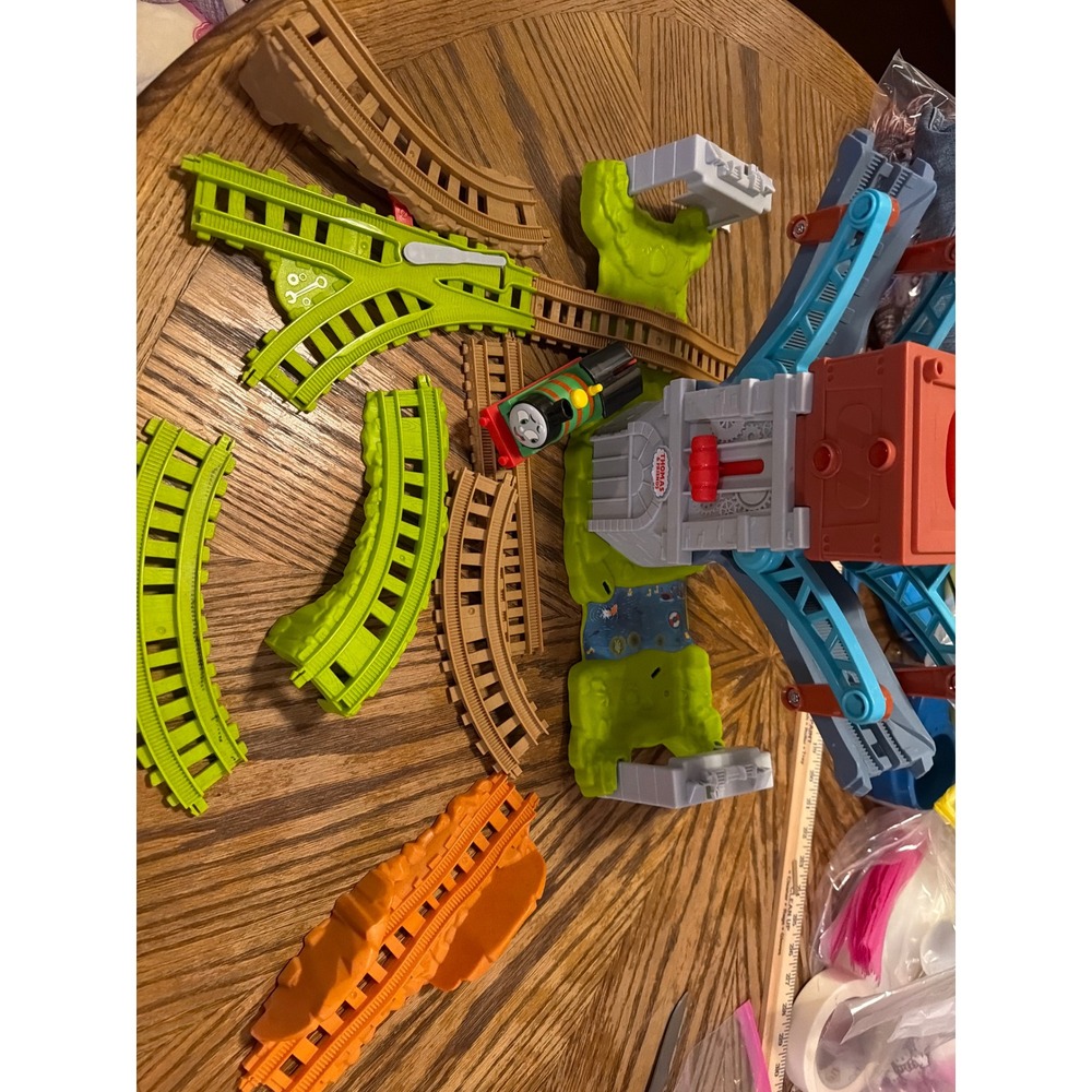 Thomas & Friends TrackMaster Walking Bridge Playset with Percy Motorized Train